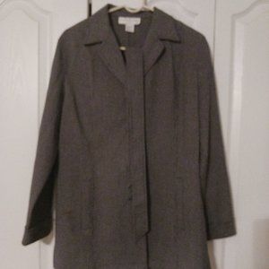 Navy Blue Print Blazer